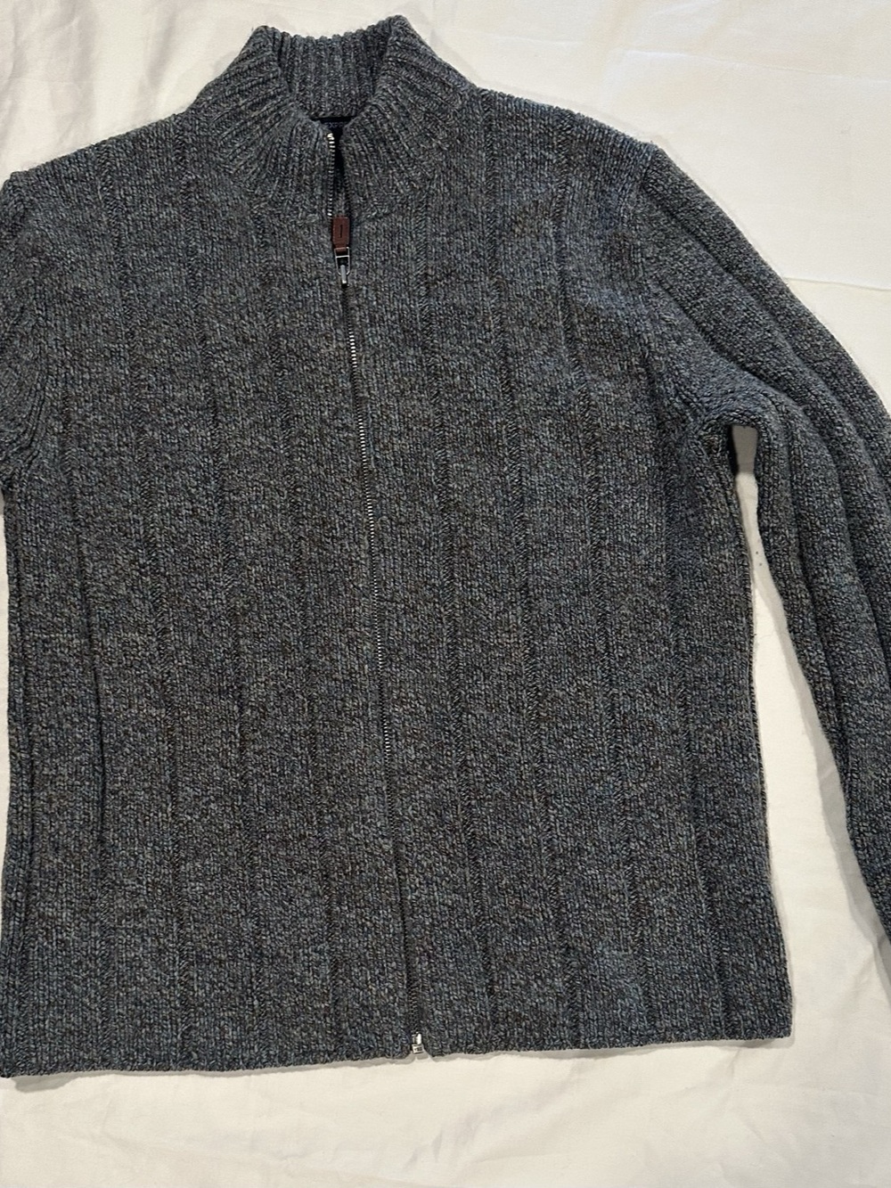 Express Men's Merino Wool Zip Sweater Size Medium